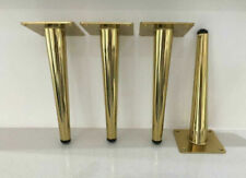 4 x angled gold leg replacement uk furniture legs Sofa Chair Cabinet stool
