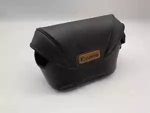 Canon Leder Bereitschaftstasche schwarz Fototasche universell Kameratasche - Bild 1 von 1