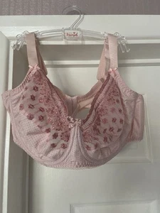 Vanity Fair Peach Coloured Underwired Bra Size 42DD Worn Once - Picture 1 of 4