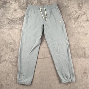 Polo Ralph Lauren Sweatpants Mens Medium Blue Jogger Pants Drawstring Logo - Picture 1 of 13