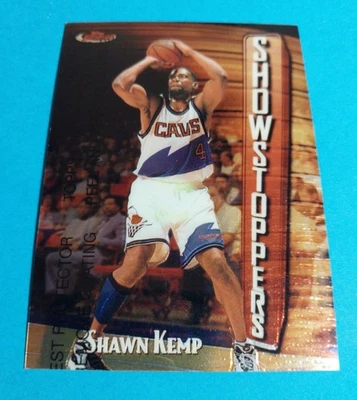 1997-98 Topps Finest - Shawn Kemp #241 Cleveland Cavaliers  - Image 1 of 3