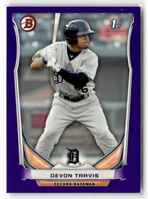 2014 Bowman #BP33 Devon Travis Prospects Purple - Image 1 of 2