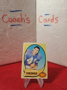 1970 Topps NFL Dave Osborn #147 Minnesota Vikings - Imagen 1 de 3