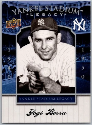 2008 Upper Deck Yankee Stadium Legacy Stadium Box Set - Yogi Berra #24 - Image 1 of 2