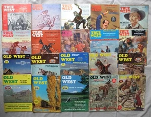 used vintage OLD WEST & TRUE WEST MAGAZINE BACK ISSUES (20) 1955-1972 - Picture 1 of 14
