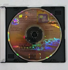 Microsoft Windows XP Professional w/ Service Pack 2 SP2 2002 Disc Only No Key - Picture 1 of 1