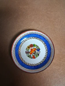 Austrian Metal Enamel Trinket Dish Hand Made in Austria 4"vtg - Picture 1 of 6
