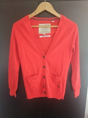 Jack Wills Red Cashmere Blend Cardigan Women’s UK 6 US 2 Knitwear - Image 1 of 4