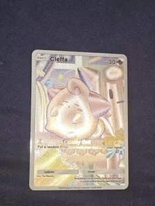 Cleffa Promo A Pokemon TCG Pocket Textured Fanart Card - Picture 1 of 4