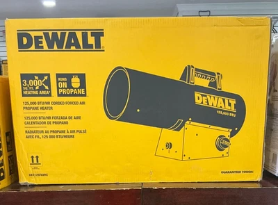 DEWALT DXH125FAVHC 125000 BTU Forced Air Propane Portable Heater - Image 1 of 3