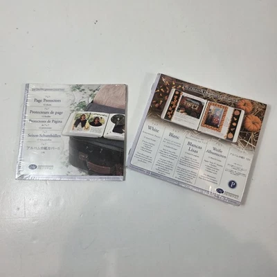 NUEVO Creative Memories 7x7 blanco álbum de recortes páginas y protectores de página 12 de cada uno Foto 1 de 3