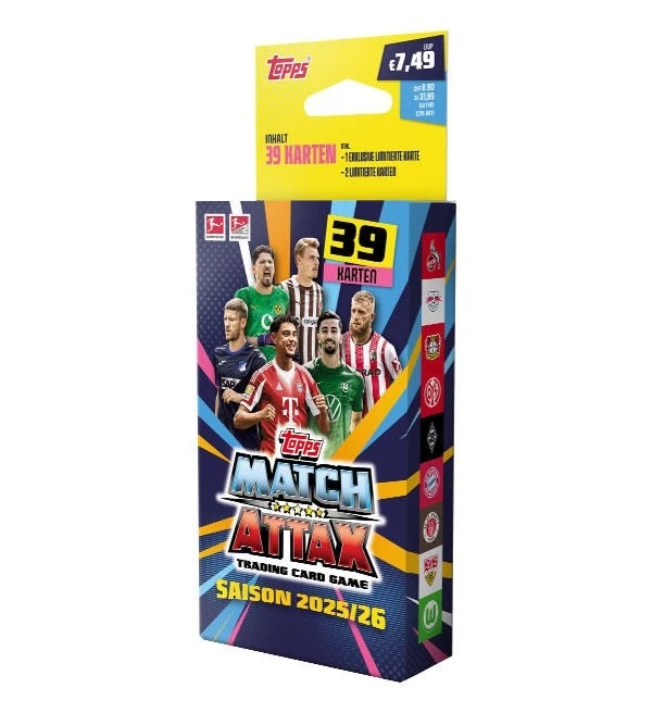 Topps MatchAttax Bundesliga 25/26 Trading Cards 6xEcopacks neu/ovp