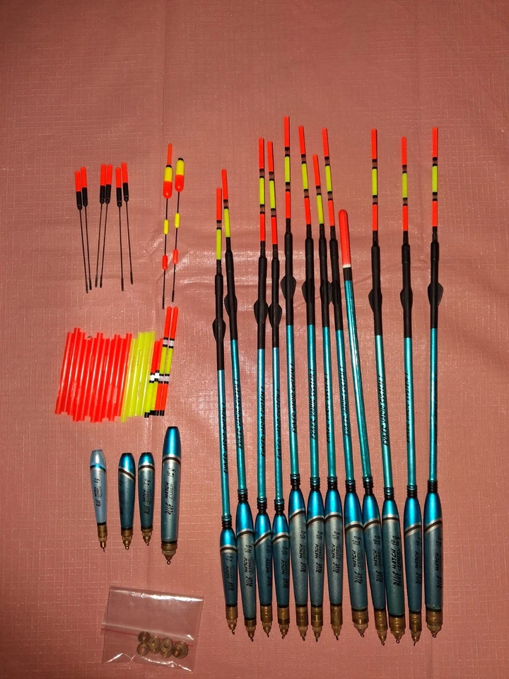 EXNER Vario Match Blue 12 Waggler mit Zubehör & Box im Set 1. - Bild 1 von 4