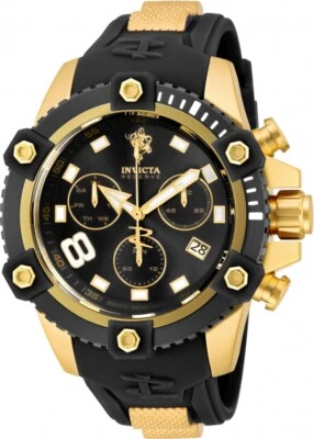 Reloj Pulsera Hombre Invicta Base Mar Cuarzo Silicona Correa Dos Tonos Analógico 17976 Foto 1 de 2