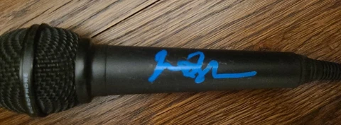 JAMES TAYLOR SIGNED MICROPHONE HOW SWEET IT IS TO BE LOVED W/COA+PROOF WOW Cover