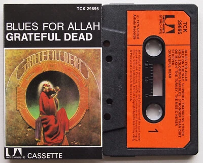 GRATEFUL DEAD - BLUES FOR ALLAH (UNITED ARTISTS TCK29895) 1975 UK CASSETTE TAPE - Image 1 of 3