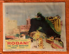 Carte de lobby originale Rodan the Flying Monster 1957 Toho/D.C.A