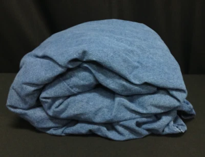 Pottery Barn Basic Sectional 96" SOFA FRAME ONLY SLIPCOVER  Right Arm Denim blue - Image 1 of 4