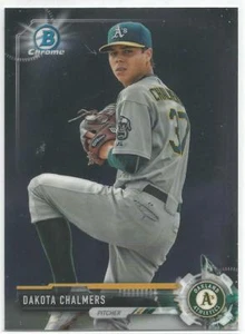 Dakota Chalmers Oakland Athletics 2017 Bowman Chrome Prospects - Imagen 1 de 2