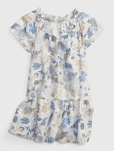 baby Gap Toddler Floral Flutter Tiered Dress Floral Size 5 YRS #830678 - Picture 1 of 3