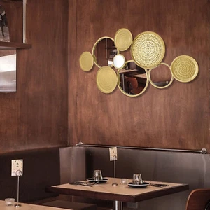 Wall Mirrors Decorative, Modern Wall Art Mirror for Living Room & Entryway Wall - Picture 1 of 20