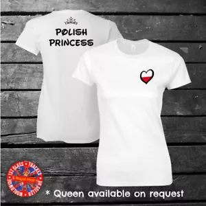 Camiseta Inspirada en Princesa Polaca, Polonia, Damas, Niños, Regalo, Polska - Imagen 1 de 1