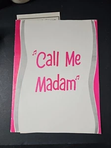 Call Me Madam Program And Playbill Leyland Heyward Irving Berlin Los Angeles Civ - Picture 1 of 4