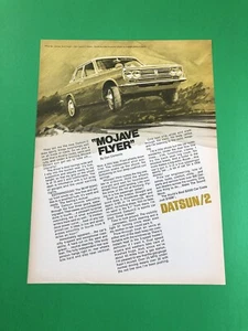 1968 1969 1970 1971 DATSUN 2 ORIGINAL PRINT AD ADVERTISEMENT PRINTED A3 - Picture 1 of 1