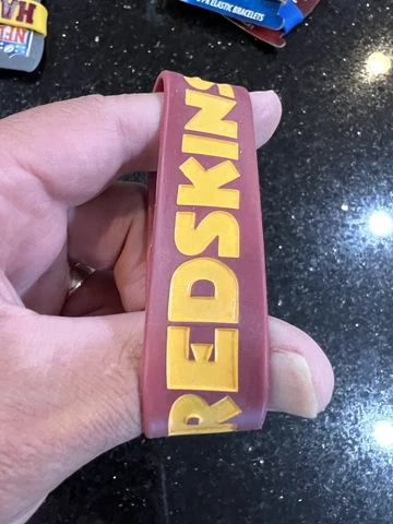 Washington Redskins Retro NFL team logo wide wristband  Bracelet Silicone Cover