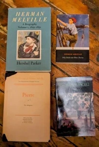 Melville lot of 4-bio of Melville HC, Pierre HC, Typee PB & Billy Budd & stories - Picture 1 of 1