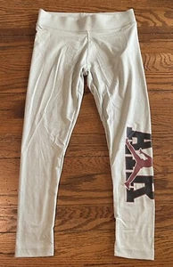 NWT Air Jordan Girls Medium(age 10-12) Logo Leggings In Grey - Picture 1 of 9