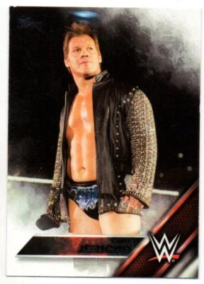 Chris Jericho WWE Pro Wrestling Trading Card WWF Topps #111 2016 AEW Wrestler - Image 1 of 3