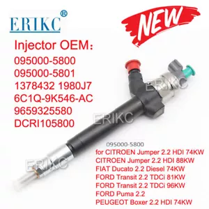 6C1Q-9K546-AC DCRI105800 Diesel Injector 095000-5800 For Citroen Ford Peugeot - Picture 1 of 7