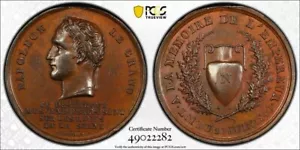 1840 France Napoleons Remains Transfer Medal PCGS Mount Removed-AU Det Lot#G7148 - Picture 1 of 4