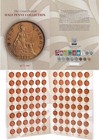 Album Holder 1877 - 1967 Great British Collector Half Penny Coin Collection [C]