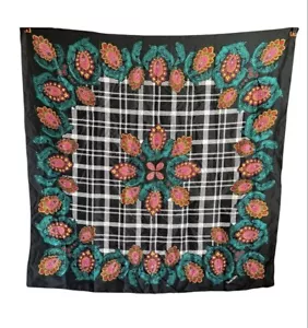 Neu mit Etikett Vintage Diane von Fürstenberg The Color Authority Seidenschal 42"" x 42"" Neu! - Bild 1 von 4