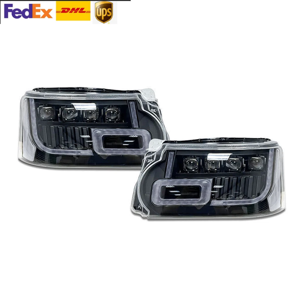 2PC For Land Rover Range Rover Vogue L405 2010-2013 LED Headlight Assembly - Image 1 of 4