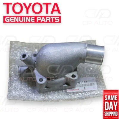 81 - 87 TOYOTA LAND CRUISER FJ60 2F ENGINE COOLANT THERMOSTAT HOUSING OEM NEW - Image 1 of 4