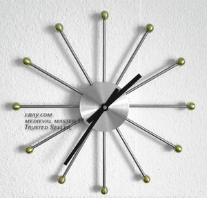 George Nelson Cool Collection Wall Decor Replica Handmade 18" Clock - Picture 1 of 2