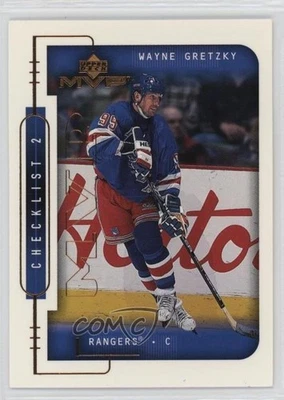 1999-00 Upper Deck MVP Checklist Wayne Gretzky #220 HOF - Image 1 of 2