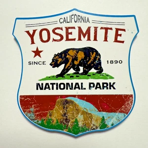 Yosemite Nationalpark Bär Schild Magnet - Kalifornien seit 1890 - Bild 1 von 3
