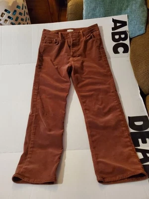 Jeans Madre The Tomcat Tobillo Mujer 28? Mosca botón pana marrón rayuela* Foto 1 de 4