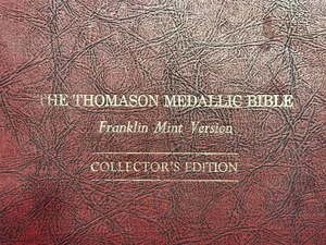 Thomason Medallic Bible Complete Set Of 60 PROOF SOLID Bronze Medals Franklin Mt - Picture 1 of 14