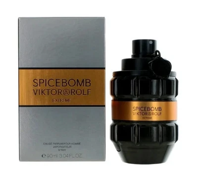 Spicebomb Extreme de Viktor & Rolf 3,04 oz Eau De Parfum Colônia Masculina Nova Na Caixa - Imagem 1 de 4