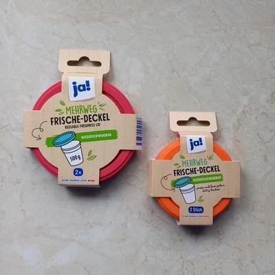 Mehrweg Frischedeckel - für Joghurtbecher ~ neu ~ verschiedene Größen und Farben - Bild 1 von 2