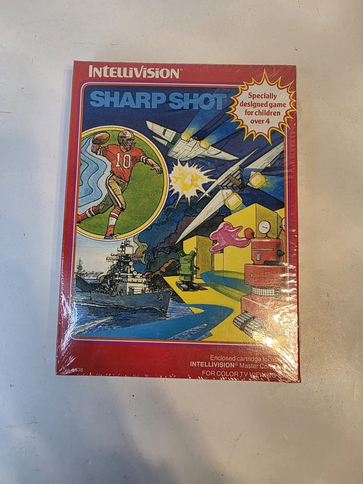 Intellivision Sharp Shot Brand New Factory Sealed, Slight Tear In Seal - Image 1 of 4