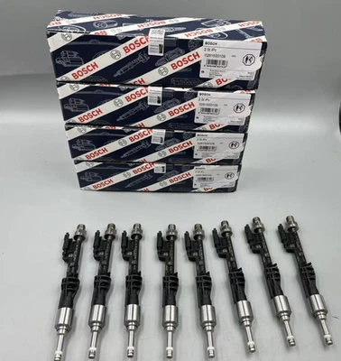 8X Genuine Bosch Fuel Injectors 0261500109 For BMW M5 M6 X5 X6 550i 13647597870 Foto 1 de 4