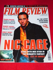 FILM REVIEW - NICHOLAS CAGE - FRANK SINATRA - July 1998 - Picture 1 of 1