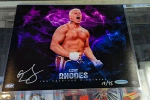 Foto firmada por Cody Rhodes AEW WWE lucha libre 8x10 UDA 19/75 - Imagen 1 de 5