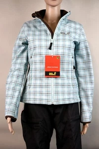 JACK WOLFSKIN - Greenwich Village - mineral blue checks - Skijacke Damen Gr. - Bild 1 von 5